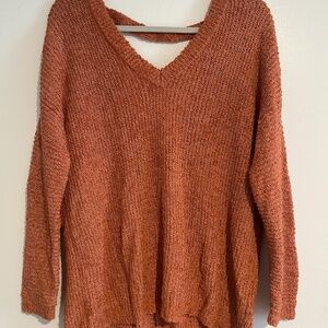 Open Back Sweater